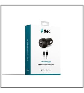Ttec Araç Şarj Cihazı +Type-C Cable