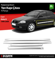 Opel Astra G Krom Yan Kapı Çıtası 4 Prç 1998-2009