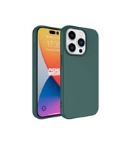 Apple iPhone 15 Pro Max Uyumlu Kılıf Zore LSR Lansman Kapak (Koyu Yeşil)