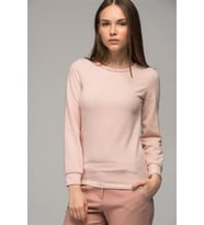 7489178 Yumoş Sırtı Melek İncili Bluz PUDRA