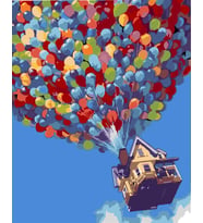 Up Sayılarla Boyama Seti 50x65 cm (Tuvale Gerili)