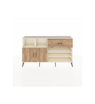 Arges Konsol 6 Raflı Tek Çekmeceli 2 Kapaklı 176x30x99 Aytaşı-Çam