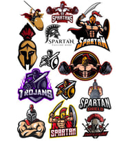 Spartan Savaşçı Sticker Set-1 13 Parça Telefon, Tablet, Defter, Laptop Sticker