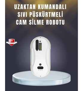 2800 Pa Güçlü Emişli Akıllı Cam Temizleyici Robot