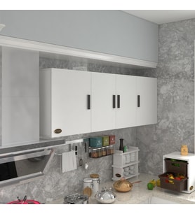 Kenzlife hazır mutfak silvanus byz 060*180*22 mutfak banyo dolabı kapaklı raflı (Karışık)