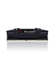 Gskill Ripjawsv Siyah Ddr4-3200Mhz Cl16 8Gb (1X8Gb) Single (16-18-18-38) 1.35V F4-3200C16S-8Gvkb