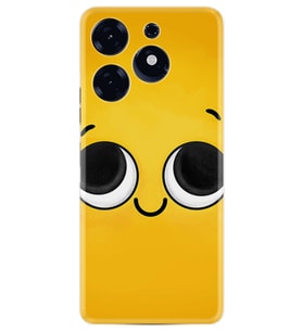 Tecno Spark 10 Pro Kılıf Resimli Desenli Silikon Platinium Series Yellow 1831