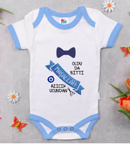 BK Kids Sünnet Tasarımlı Mavi Bebek Body Zıbın-3
