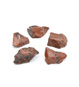 Hakiki Doğal Mahogany Obsidyen Taşı Kaya Parçası