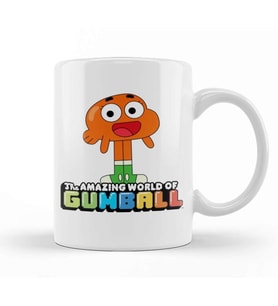Darwin Watterson The Amazing World of Gumball Kupa Bardak Porselen