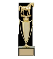 ODAK KUPA - Figürlü Kupalar - At Figürlü Kupalar FG-039 A - 32 cm