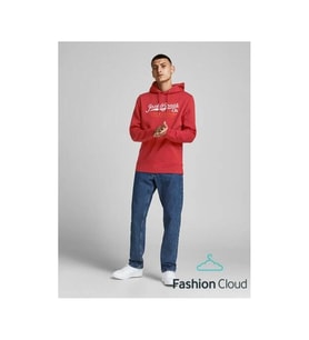 Jack & Jones JPRBLUBOOSTER Sweatshirt (Kırmızı)