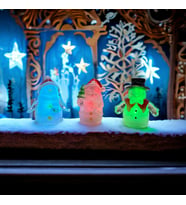 3 ADET VIP RENKLİ LED IŞIKLI IŞIKLI NOEL BABA KARDAN ADAM YILBAŞI IŞIKLARI LED IŞIKLI NOEL BABA