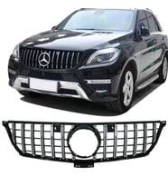 Mercedes ML W166 GTR Ön Panjur Krom/Siyah 2013-2015