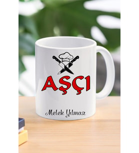 Aşçı özel tasarım kupa bardak