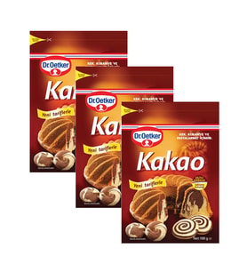 Dr. Oetker Kakao 100 Gr x 3 Adet
