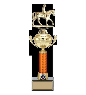 ODAK KUPA - Figürlü Kupalar - At / Binici Figürlü Kupalar FG-056 B - 42 cm