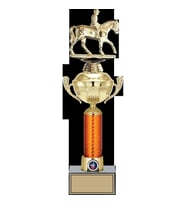 ODAK KUPA - Figürlü Kupalar - At / Binici Figürlü Kupalar FG-056 B - 42 cm