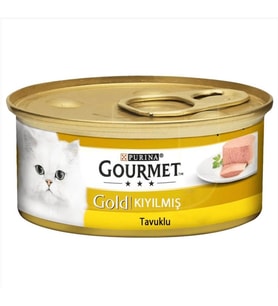 Gourmet Gold Kıyılmış Tavuk Etli Konserve Kedi Maması 85 Gr
