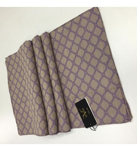 Jakar Dokuma Desen Jakarlı Modal Seri Şal Eşarp Askısı ile Birlikte 75x200 cm Li