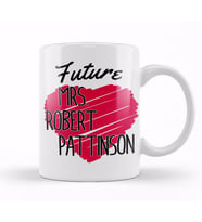 Future Mrs Robert Pattinson Love Heart Kupa Bardak Porselen