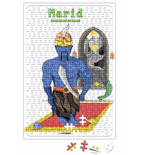 The Djinn War Marid Faction Blue Djin Quest Puzzle