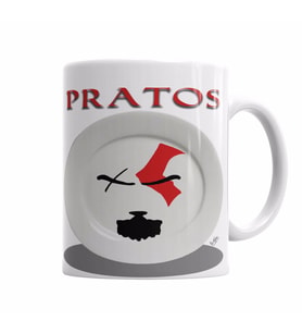 Pratos Kupa Bardak Porselen