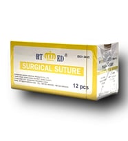 Düz Kat Küt 3/0 İplik 3/8 26 mm Ters Keskin İğneli 12 Adet