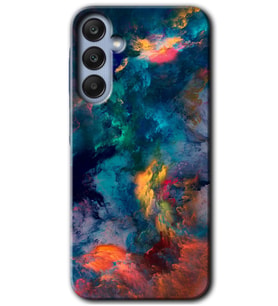Galaxy A25 Kılıf HD Desen Baskılı Kılıf - Color Storm