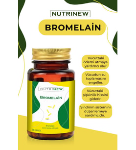 Nutrinew Bromelain 30 Kapsül