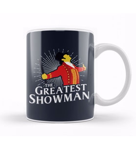 The Greatest Showman Ringmaster Silhouette Kupa Bardak Porselen