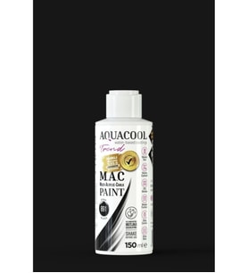 Aquacool Trend Su Bazlı Akrilik Dönüşüm Boyası 891 Siyah 150ml