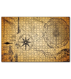 Cakapuzzle Astronomiye Dair Eski Çizimler  Puzzle Yapboz MDF (Ahşap) (120 Parça)