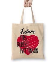 Future Mrs Robert Pattinson Love Heart Bez Çanta Uzun Saplı