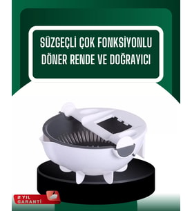 Çok Amaçlı Hazneli Sebze Rende Doğrayıcı Ve Soyucu