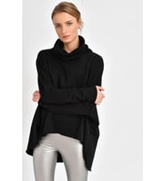 BOĞAZLI SWEATSHIRT  (Siyah)