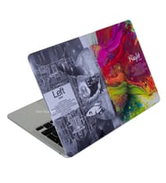 McStorey Macbook Pro M1-M2 Kılıf A2338 ile Uyumlu Kaplama Sticker Laptop Koruyucu BrainNL (Gri)