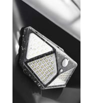 Güneş Enerjili Bahçe Aydınlatma Lambası Solar 100 Led Lamba