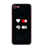 Apple iPhone 5 6 7 8 Plus Se XR Kılıf Desemli Silikon Love Brain 1722