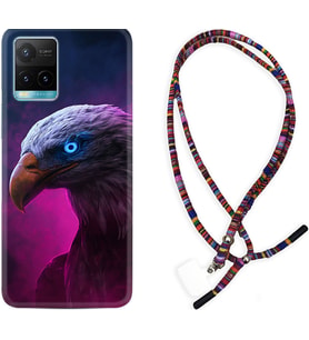 Vivo Y11S Y21S Y20 Y20S Y70 Kılıf Boyun Asklı Rasta Silikon Kartal 1622