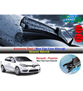 Renault Fluence Muz Silecek Takımı 2010-2018