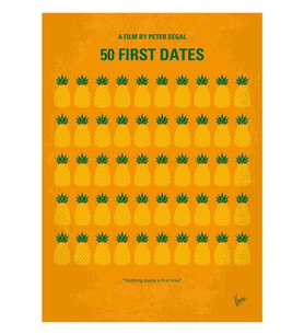 No696- 50 First Dates Movie Tablo Ahşap Poster Dekoratif