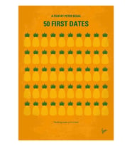 No696- 50 First Dates Movie Tablo Ahşap Poster Dekoratif