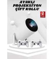Ayaklı Oyun Projeksiyonu Çift Kollu Taşınabilir Sinema Projektörü