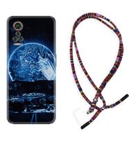General Mobile GM 21 Pro GM 22 Pro Plus Kılıf Boyun Asklı Rasta Silikon Mavi Gece 1605
