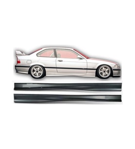Bmw E36 (1992-1998) Uyumlu Plastik Yan Marşpiyel