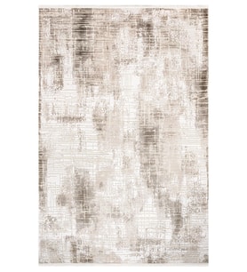 Makine Kaymaz Yıkanabilir Bej Dokulu Triko Salon Halısı Mutfak Halısı Koridor Halısı Yolluk Beige