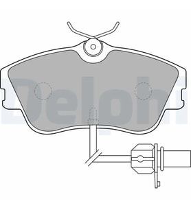 DELPHI LP1542 On Fren Balatasi 7D0698151B 7D0698151G