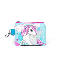 Coral High Kids Mavi Neon Pembe Unicorn Desenli  Bozuk Para Çantası 21811