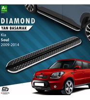 S-Dizayn Kia Soul Diamond Krom Yan Basamak 173 Cm 2009-2014
